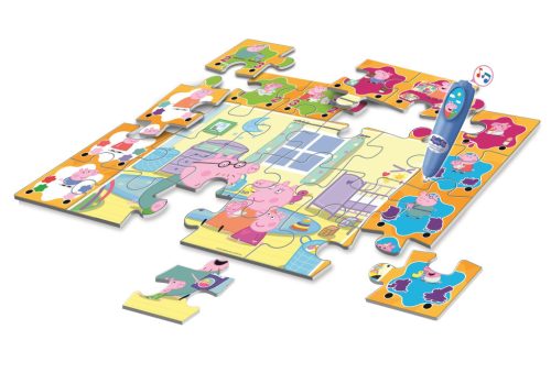 Peppa malac Reading interaktív 24 db-os puzzle Clementoni