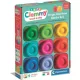 Színes Clemmy puha építőkocka szett 9 db-os Clementoni