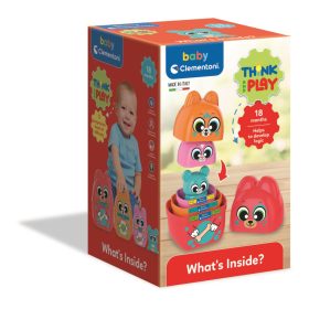 Színes Matrioska baba építőjáték szett Clementoni