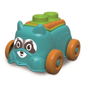   Mosómedve Clemmy gurulós készségfejlesztő építőkockával Clementoni