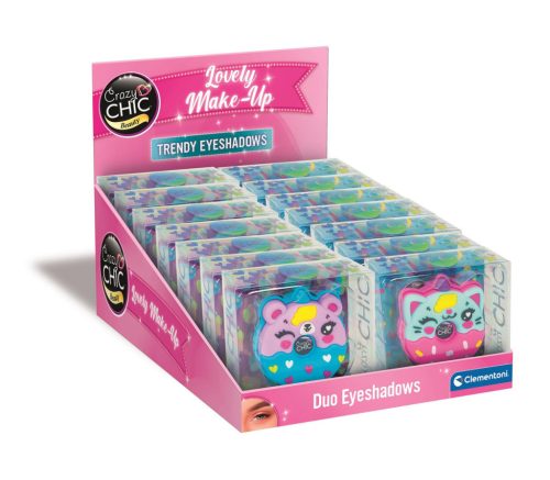 Crazy Chic Panda Donuts szemhéjfesték szett Clementoni