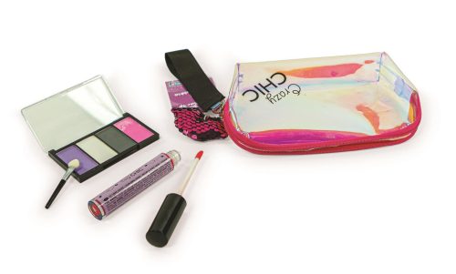 Crazy Chic Beauty sminkszett hologrammos neszeszerben Clementoni