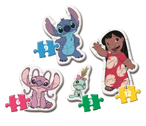 Disney Lilo és Stitch, A csillagkutya My First baba forma puzzle Clementoni