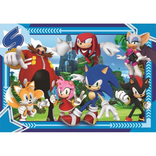 Sonic a sündisznó Crew 300 db-os puzzle Clementoni