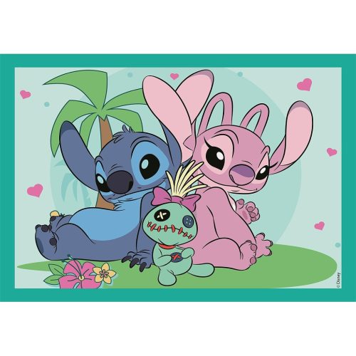 Disney Lilo és Stitch, A csillagkutya Ohana Moments 4 az 1-ben puzzle Clementoni