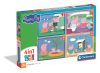 Peppa malac Adventures 4 az 1-ben puzzle Clementoni