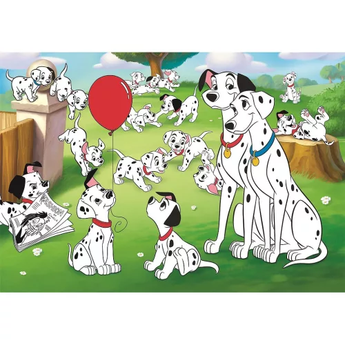 Disney 101 kiskutya Puppy Parade 24 db-os maxi puzzle Clementoni