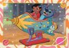 Disney Lilo és Stitch, A csillagkutya Galactic Vacation 2x60 db-os puzzle Clementoni