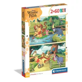 Disney Micimackó Funny Day 2x60 db-os puzzle Clementoni