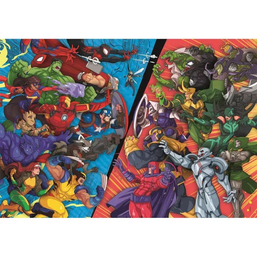 Marvel VS Villains 104 db-os puzzle Clementoni