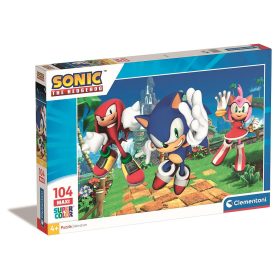   Sonic a sündisznó Amy Rose 104 db-os maxi puzzle Clementoni