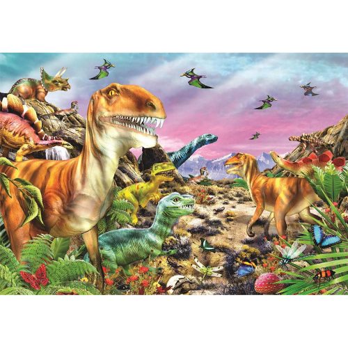 Dinoszaurusz Land Of 104 db-os puzzle Clementoni