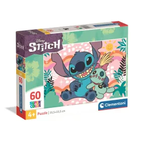   Disney Lilo és Stitch, A csillagkutya Scrump’s Day 60 db-os puzzle Clementoni