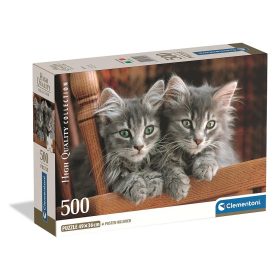 Cicás Cozy Cat 500 db-os Compact puzzle Clementoni