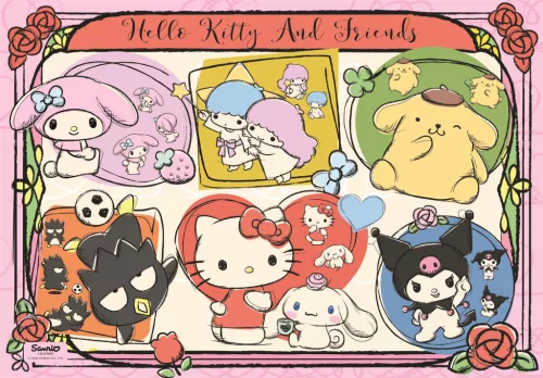 Hello Kitty Forever Friends 1000 db-os Compact puzzle Clementoni