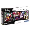 Disney Gonoszok Stained Glass 1000 db-os panoráma puzzle Clementoni