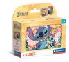 Disney Lilo és Stitch, A csillagkutya Smile mesekocka 6 db-os Clementoni