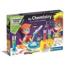 Kémialabor Test tudományos szett Clementoni