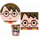 Harry Potter Graphic party szett 32 db-os 23 cm-es tányérral