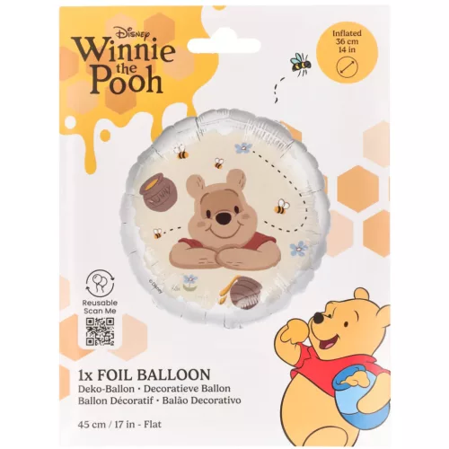 Disney Micimackó Hunny Bee fólia lufi 45 cm