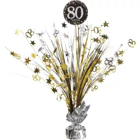 Happy Birthday Gold 80 asztaldísz 45,7 cm
