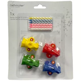 Repülő Colorful tortagyertya szett