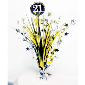 Happy Birthday Gold 21 asztaldísz 45,7 cm