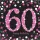 Happy Birthday Pink 60 szalvéta 16 db-os 33x33 cm
