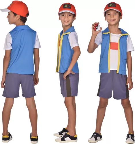 Pokémon Ash jelmez 6-8 év
