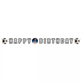 Focis Kick It Happy Birthday papír felirat 180 cm