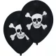 Kalóz Skull léggömb, lufi 8 db-os 10 inch (25,4cm)