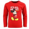 Disney Mickey All About gyerek hosszú ujjú póló 3 - 8 év / 98 - 128 cm