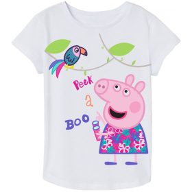   Peppa malac Peek a Boo gyerek rövid póló, felső 2 - 6 év / 92 - 116 cm