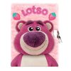Disney Játékháború Lotso Strawberry 3D plüss A5 lakatos napló