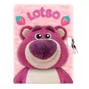 Disney Játékháború Lotso Strawberry 3D plüss A5 lakatos napló