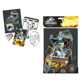 Jurassic World Raptor Rage színező szett