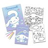 Hello Kitty Cinnamoroll színező szett matricával