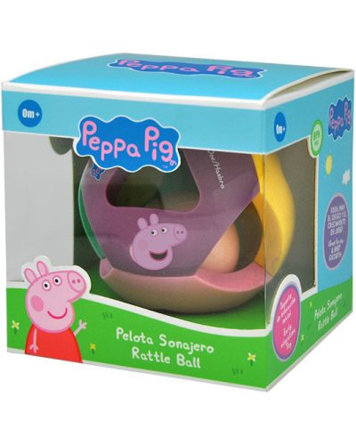 Peppa malac Colorful baba csörgő labda