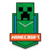 Minecraft Green XL falióra 50 cm