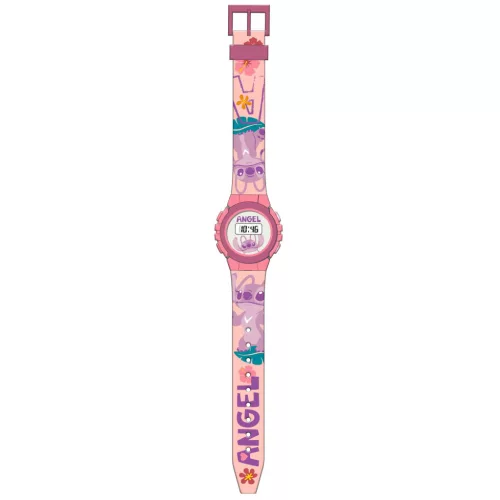Disney Lilo és Stitch, A csillagkutya Pink Angel digitális karóra