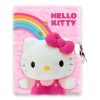 Hello Kitty Rainbow 3D plüss A5 lakatos napló