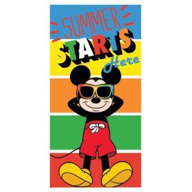   Disney Mickey Starts fürdőlepedő, strand törölköző 70x137 cm (Fast Dry)