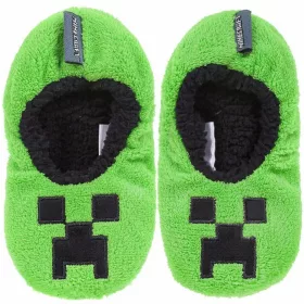 Minecraft Creeper gyerek téli papucs 31-38
