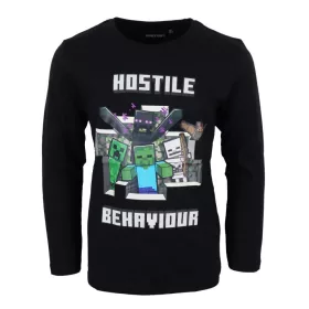   Minecraft Hostile gyerek hosszú ujjú póló, felső 6 - 12 év / 116 - 152 cm