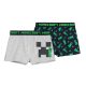 Minecraft Creeper Combo gyerek boxeralsó 2 darab/csomag 6 - 12 év / 116 - 152 cm