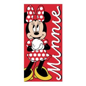   Disney Minnie Polka Love fürdőlepedő, strand törölköző 70x140cm (Fast Dry)