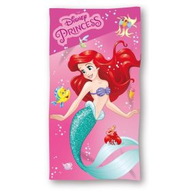   Disney Hercegnők Sparkling Mermaid fürdőlepedő, strand törölköző 70x140cm (Fast Dry)