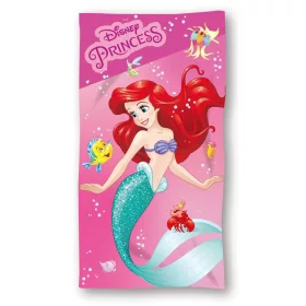   Disney Hercegnők Sparkling Mermaid fürdőlepedő, strand törölköző 70x140cm (Fast Dry)
