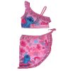 Disney Lilo és Stitch, A csillagkutya Tropic Pink gyerek bikini és sarong szett 4 - 10 év / 104 - 140 cm