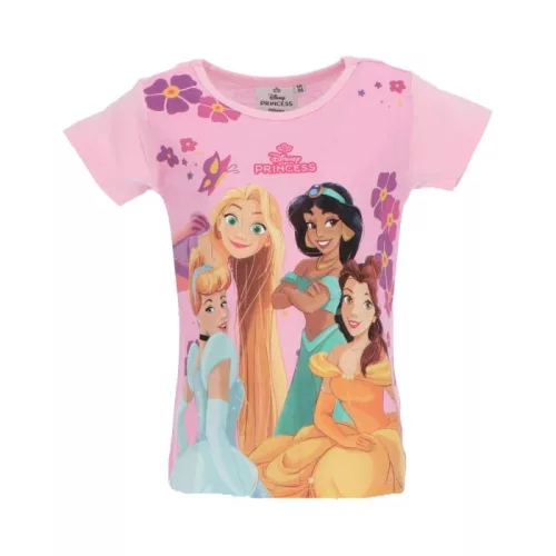 Disney Hercegnők Friendship gyerek rövid póló, felső 2 - 6 év / 92 - 116 cm